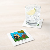 感謝祭ユーモアバーコースター スクエアペーパーコースター (インサイチュ)