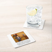 感謝祭ユーモアバーコースター スクエアペーパーコースター (インサイチュ)