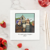 感謝祭ユーモアホリデーナプキンズ スタンダードランチョンナプキン (インサイチュ)