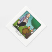 感謝祭ユーモアホリデーナプキンズ スタンダードランチョンナプキン (角)