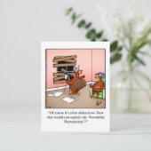 感謝祭ユーモアポストカード「スペクタクル」 シーズンポストカード (スタンド正面)