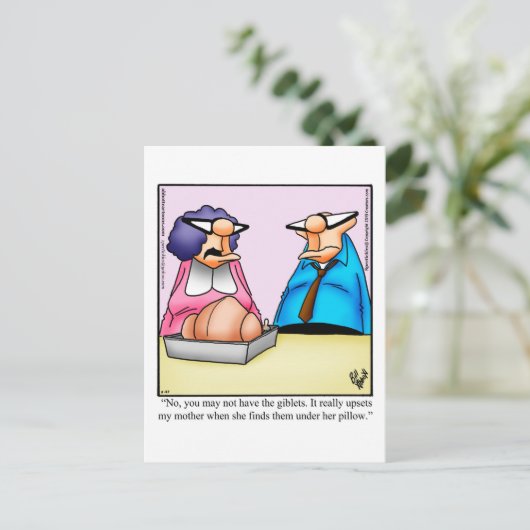 感謝祭ユーモアポストカード「スペクタクル」 シーズンポストカード (スタンド正面)