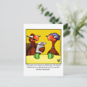 感謝祭ユーモアポストカード「スペクタクル」 シーズンポストカード (スタンド正面)