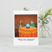 感謝祭ユーモア招待状「スペクタクル」 招待状 (スタンド正面)