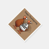 感謝祭ユーモア紙ナプキンス スタンダードカクテルナプキン (角)