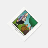 感謝祭ユーモア紙ナプキンス スタンダードカクテルナプキン (角)