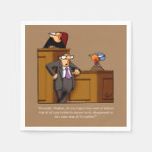 感謝祭ユーモア紙ナプキンス スタンダードカクテルナプキン (正面)