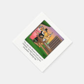 感謝祭ユーモア紙ナプキンス スタンダードカクテルナプキン (角)