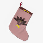 感謝祭ラッキングトルコカスタムストッキング スモールクリスマスストッキング (正面 (吊り時))