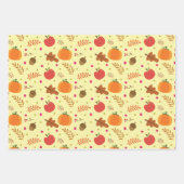 感謝祭ラッピング紙フラットシートセット3 ラッピングペーパーシート (正面2)