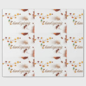 感謝祭ラッピング紙07 ラッピングペーパー (フラット)