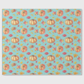 感謝祭ラッピング紙 ラッピングペーパー (フラット)