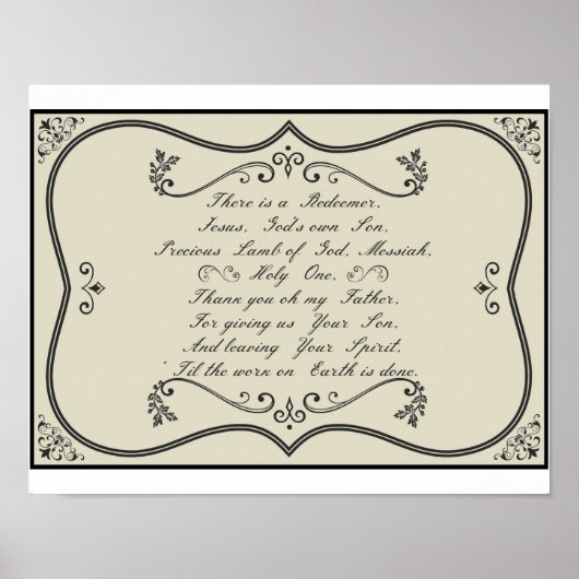 感謝祭ランチョンマット ポスター (正面)