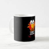 感謝祭ランニングのトルコおもしろいトロット隊 コーヒーマグカップ (正面左)