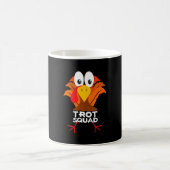 感謝祭ランニングのトルコおもしろいトロット隊 コーヒーマグカップ (中央)