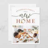 感謝祭リースフォトニューホームホリデームービング 案内ポストカード (正面/裏面)