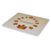 感謝祭リース感謝シンプルメープル離れズ カッティングボード (角)