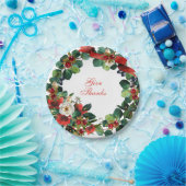 感謝祭リース紙プレート ペーパープレート (パーティー)