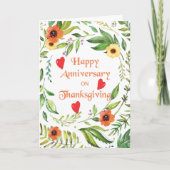 感謝祭リース カード (正面)