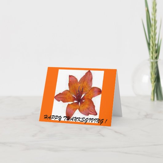 感謝祭リーフカード シーズンカード (正面)