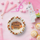 感謝祭レトロプレイド ペーパーボウル (パーティー)