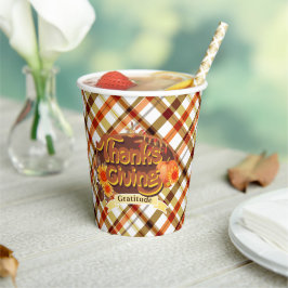 感謝祭レトロプレイド 紙コップ