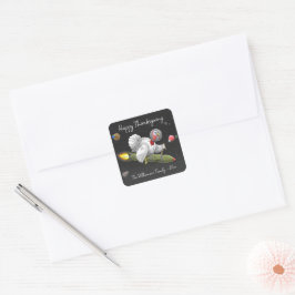 感謝祭ロケットトルコ スクエアシール