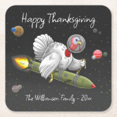 感謝祭ロケットトルコ スクエアペーパーコースター (正面)