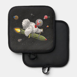 感謝祭ロケットトルコ 鍋敷き