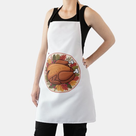 感謝祭ローストターキー – フェスティバルホリデー饗宴 エプロン (インサイチュ)