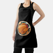 感謝祭ローストターキー – フェスティバルホリデー饗宴 エプロン (インサイチュ)