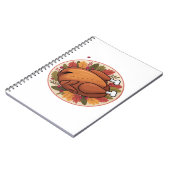 感謝祭ローストターキー – フェスティバルホリデー饗宴 ノートブック (左側)