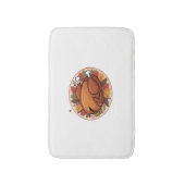 感謝祭ローストターキー – フェスティバルホリデー饗宴 バスマット (正面縦)