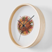 感謝祭ローストターキー – フェスティバルホリデー饗宴 壁時計 (傾斜)
