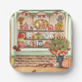 感謝祭ヴィンテージアンティーク店 ペーパープレート (正面)