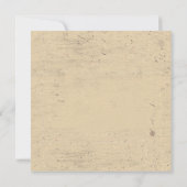 感謝祭ヴィンテージターキーデイディナー 招待状 (裏面)