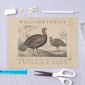 感謝祭ヴィンテージトルコの日の切り離し 薄葉紙 (クラフト)