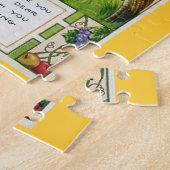 感謝祭ヴィンテージトルコパズル ジグソーパズル (側面)