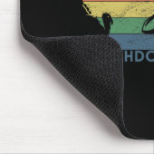 感謝祭ヴィンテージレトロトルコとタッチダウンF マウスパッド (コーナー)