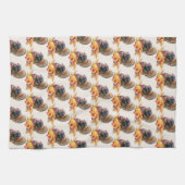 感謝祭七面鳥キッチンタオル キッチンタオル (横)