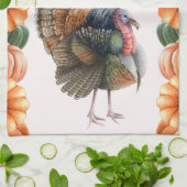 感謝祭七面鳥キッチンタオル キッチンタオル (折り畳み)