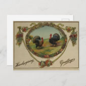 感謝祭七面鳥 ポストカード (正面/裏面)