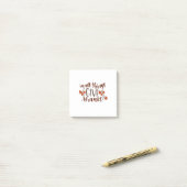 感謝祭与えのかぼちゃ ポストイット (デスク上)