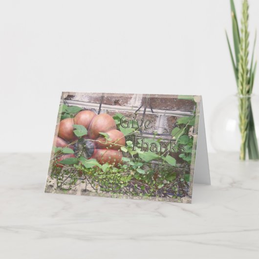 感謝祭与えの日のこと シーズンカード (正面)