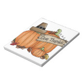 感謝祭与え感謝していの ノートパッド (回転)