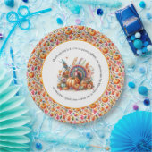 感謝祭与え感謝していの"ボートルコ ペーパープレート (パーティー)