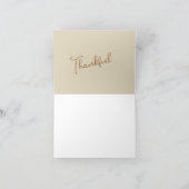 感謝祭与え感謝していカスタム カード (内部)