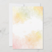 感謝祭与え感謝していディナー 招待状 (裏面)