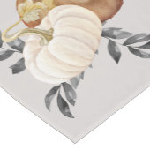 感謝祭与え感謝していパンプキン ショートテーブルランナー (コーナー)