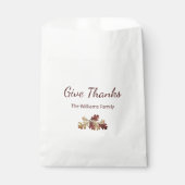 感謝祭与え感謝してい秋の紅葉 フェイバーバッグ (正面)